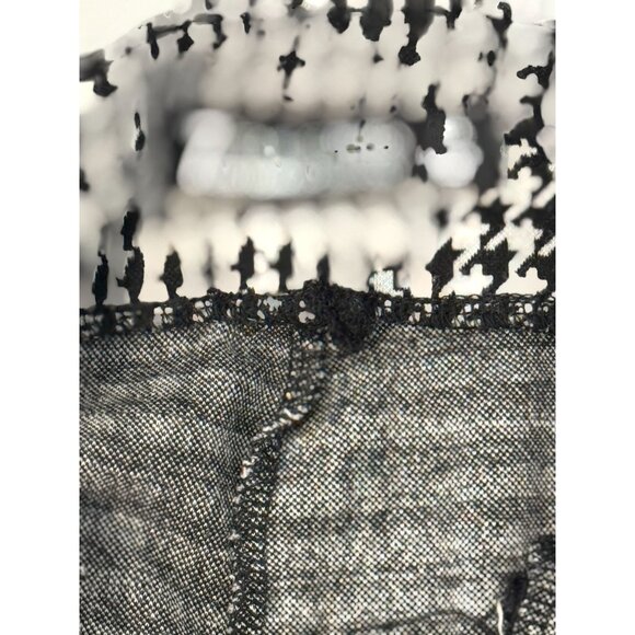 New York and Company Pants Womens Wide Leg Size XL Preppy Houndstooth Plaid Work - Picture 11 of 16